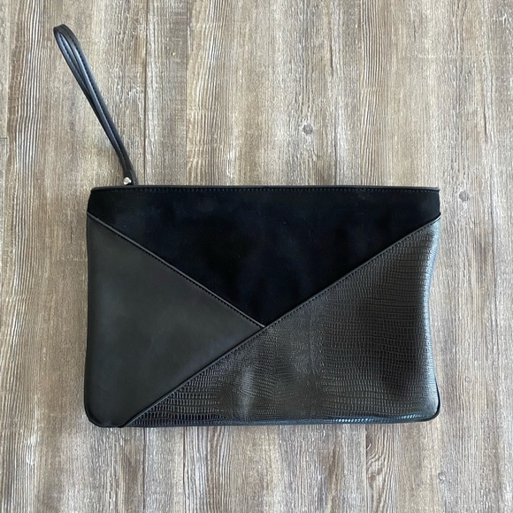 Zara Black Envelope Clutch - Picture 2 of 5